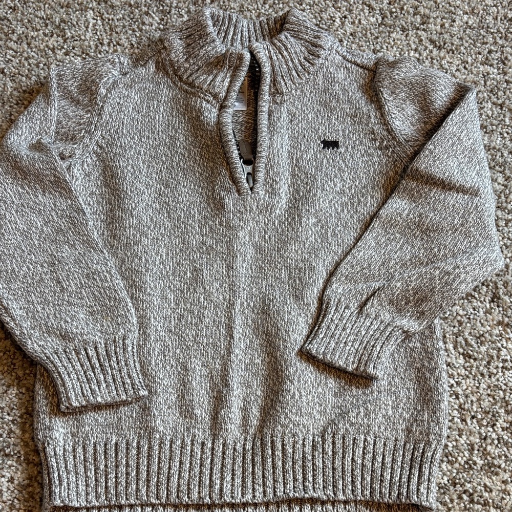 3T quarter zip sweater